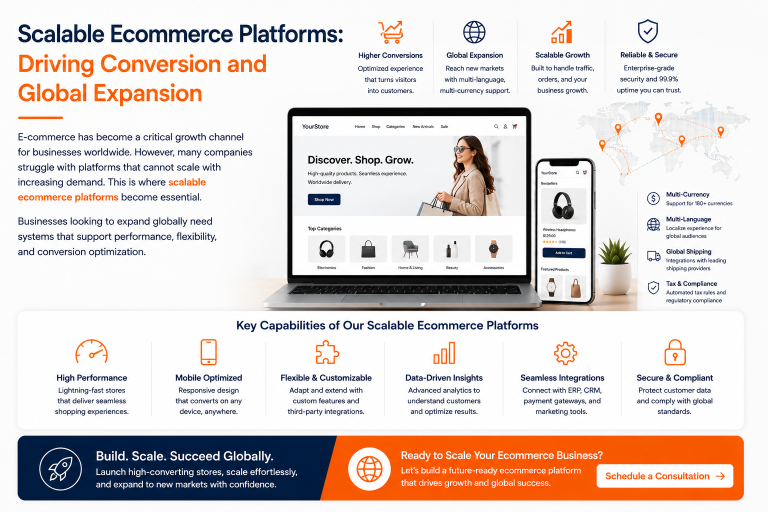 Scalable E-Commerce Platforms for Conversion & Global Growth
